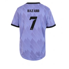 Damen Fußballbekleidung Real Madrid Eden Hazard #7 Auswärtstrikot 2022-23 Kurzarm